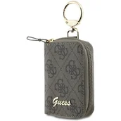 Etui i futerały do telefonów - Etui GUESS 4G Triangle Saszetka na kabel Brązowy - miniaturka - grafika 1