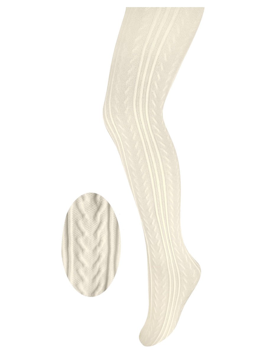 Rajstopy dziewczęce, ecru, mikrofibra, Milusie