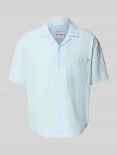Koszula casualowa o kroju relaxed fit z rękawem o dł. 1/2 model ‘CAIDEN’ - Koszule męskie - miniaturka - grafika 1