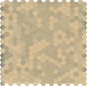 Płytki ceramiczne - Mozaika Tara Gold Hexa 29,6 X 29,5 Artens - miniaturka - grafika 1