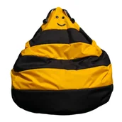 Fotele i pufy dla dzieci - Pufa do siedzenia, pufa dla dzieci, Pszczoła duża - miniaturka - grafika 1