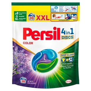 Kapsułki do prania PERSIL Discs 4 in 1 Lavender - 38 szt. - Środki do prania - miniaturka - grafika 1