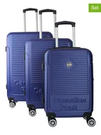 Torby podróżne - Canadian Peak 3-częściowy zestaw "Santiegoeak" w kolorze granatowym - miniaturka - grafika 1