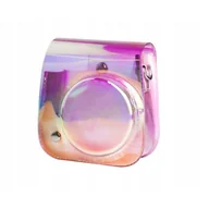 Torby fotograficzne i futerały - LOVEINSTANT Pokrowiec Instax Mini 11 Fioletowy Przezroczysty - miniaturka - grafika 1