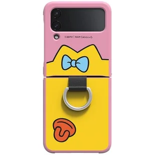 Etui SAMSUNG Ring Case do Galaxy Flip4 The Simpsons Różowy GP-XVF721HOOPW - Etui i futerały do telefonów - miniaturka - grafika 1