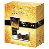 Zestawy kosmetyków damskich - CELIA SET Komplet De Luxe Gold 24K krem przeciwzmarszczkowy 60+ na dzień i noc 50ml + krem do rąk 80ml - miniaturka - grafika 1