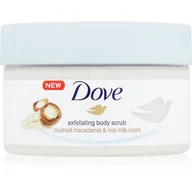 Kosmetyki do kąpieli - Dove peeling macadamia i mleko ryżowe 225ml - miniaturka - grafika 1