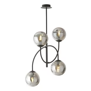 Archi lampa wisząca 4xE14 czarna/grafitowa 1287/4B - Lampy sufitowe - miniaturka - grafika 1