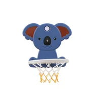 Zabawki i gry sportowe - Składana Koszykówka Dla Dzieci Ścienna Miś Koala Niebieski - miniaturka - grafika 1