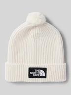 Czapki męskie - Czapka beanie z naszywką z logo - miniaturka - grafika 1