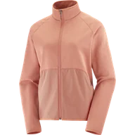 Bluzy sportowe damskie - BLUZA DAMSKA SALOMON ESSENTIAL WARM W C22262 - miniaturka - grafika 1