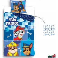 Pościel dla dzieci - Pościel Psi Patrol Dziecięca 140X200 Bawełniana Poszewka Komplet Chase - miniaturka - grafika 1