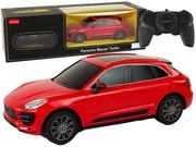 Samochody i pojazdy dla dzieci - Auto R/C Porsche Macan Turbo 1:24 Rastar Czerwony - miniaturka - grafika 1