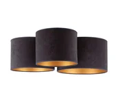 Lampy sufitowe - Duolla - Plafon ROLLER TRIO 3xE27/60W/230V antracyt - miniaturka - grafika 1