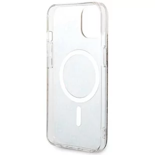 Etui GUESS 4G Magsafe do iPhone 13 6,1 cala Brązowy GUHMP13SH4STW - Etui i futerały do telefonów - miniaturka - grafika 1