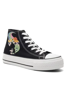 Sprandi Trampki GP40-AW23-119WBPPG-A Czarny - Buty dla dziewczynek - miniaturka - grafika 1