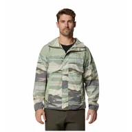 Kurtki męskie - Męska wiatrówka Columbia Challenger™ II Novelty Windbreaker Rozmiar: XL / Kolor: zielony - miniaturka - grafika 1