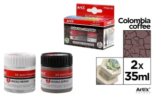 Farba akrylowa kawowy 35ml + środek tworzący - Artix - Przybory szkolne - miniaturka - grafika 1