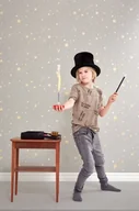 Tapety - Tapeta dla dzieci Szara Gwiazdki - miniaturka - grafika 1