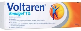 Novartis Voltaren Emulgel 1% 100 g - Stawy, mięśnie, kości - miniaturka - grafika 1