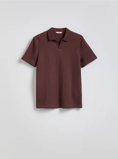 Reserved - Koszulka polo regular fit - jasnofioletowy - Koszulki męskie - miniaturka - grafika 1