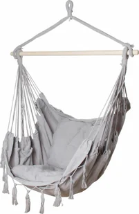 kontrast Hamak BRAZYLIJSKI Fotel Bujany Rodos2 100x130 szary - Hamaki - miniaturka - grafika 1