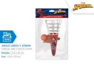 Zabawki zręcznościowe - Gra w rzucanie i łapanie Spiderman SP0873 - Kids Euroswan - miniaturka - grafika 1