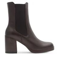 Botki damskie - Botki Gino Rossi CELANO-22740NB Brązowy - GINO ROSSI - miniaturka - grafika 1