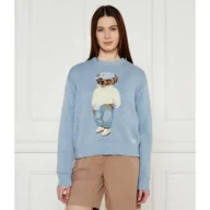 Swetry damskie - POLO RALPH LAUREN Sweter Loose fit - miniaturka - grafika 1