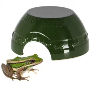 Esschert Design Domek dla żaby ceramiczny 19,5x10 cm - Pozostałe ozdoby ogrodowe - miniaturka - grafika 1