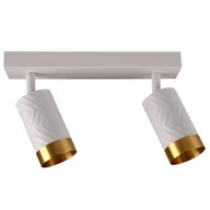Lampy sufitowe - Lampa sufitowa GOLDLUX Arras 2 323606 Biało-złoty - miniaturka - grafika 1