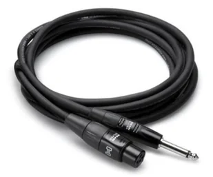 Hosa Kabel mikrofonowy PRO XLRf – TS, 3m - Kable - miniaturka - grafika 1