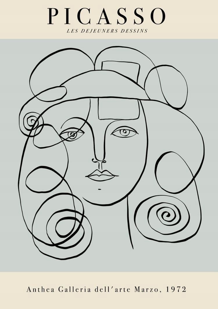 PODKŁADKA POD MYSZ Z Nadrukiem 22x18 cm Pablo Picasso Tekst Prezent