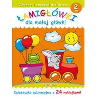 Książki edukacyjne - Łamigłówki dla małej główki. 2 lata. Książeczka edukacyjna + 24 naklejki - Maria Molenda, Agnieszka Potera - miniaturka - grafika 1