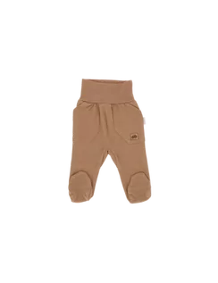 Półśpiochy - Mamatti Półspioch niemowlęcy bawełniany brązowy, Rozmiar: 56 - grafika 1