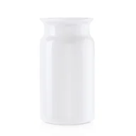 Wazony i flakony - Słój wazon szklany dekoracyjny biały Ślub Komunia 30 cm - miniaturka - grafika 1