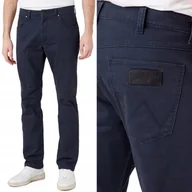 Spodnie męskie - Wrangler GREENSBORO Dark Navy GRANATOWE W33 L34 - miniaturka - grafika 1