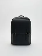 Torby męskie - Reserved - Plecak z uchwytem - czarny - miniaturka - grafika 1