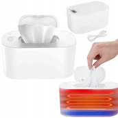 Chusteczki nawilżane - PODGRZEWACZ PUDEŁKO PRZENOŚNY DO NAWILŻANYCH CHUSTECZEK DLA NIEMOLĄT USB - miniaturka - grafika 1