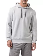 Bluzy męskie - Pierre Cardin Męska bluza z kapturem, jasnoszara, 4XL, jasnoszary, 4XL - miniaturka - grafika 1