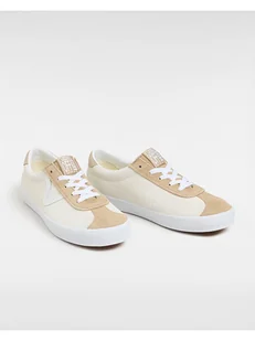 Vans Skórzane sneakersy w kolorze kremowo-beżowym - Trampki damskie - miniaturka - grafika 1