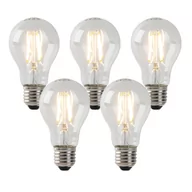Żarówki LED - LUEDD Zestaw 5 żarówek LED E27 z przezroczystego szkła 3W 250 lm 2200 K. - miniaturka - grafika 1