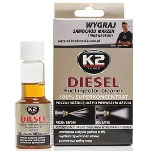 K2 DIESEL 50 ml - preparat do czyszczenia wtryskiwaczy w silnikach diesla T312 - Płyny eksploatacyjne do aut - miniaturka - grafika 1