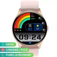 Smartwatch - Rubicon RNCF11 różowy - miniaturka - grafika 1
