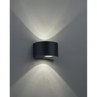Lampy ogrodowe - RL Rosario Czarny LED 2x2W 3000K Kinkiet zewnętrzny RL R28232632 R28232632 - miniaturka - grafika 1