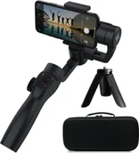 Selfie stick - FUNSNAP Capture 2s 3-osiowy stabilizator gimbala do smartfonów, ręczny stabilizator telefonu zapobiegający wstrząsom, zamiennik do iPhone'a 15/14/13/smartfonów Samsung z systemem Android do nagrywania vlogów i transmisji na żywo z futerałem na mini statyw - miniaturka - grafika 1
