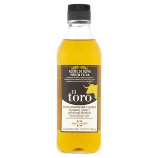 Hiszpańska oliwa z oliwek extra virgin 500 ml El Toro - Zdrowa żywność - miniaturka - grafika 1