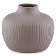Wazony i flakony - Wazon BALI kolor cappuccino styl boho do wewnątrz ameliahome - VASE/AH/BALI/CACAO/15,5X12 - miniaturka - grafika 1