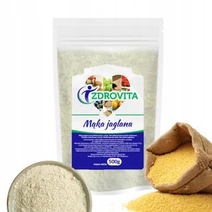 Mąka Jaglana naturalna do wypieków fit Zdrovita 500g - Mąka - miniaturka - grafika 1