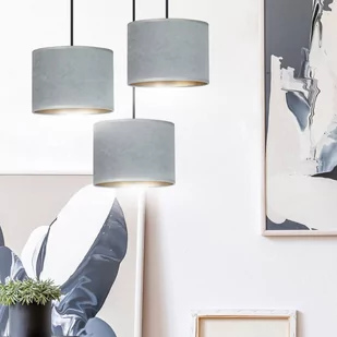 Emibig Hilde lampa wisząca 3-punktowa szara 1050/3PREM 1050/3PREM - Lampy sufitowe - miniaturka - grafika 2